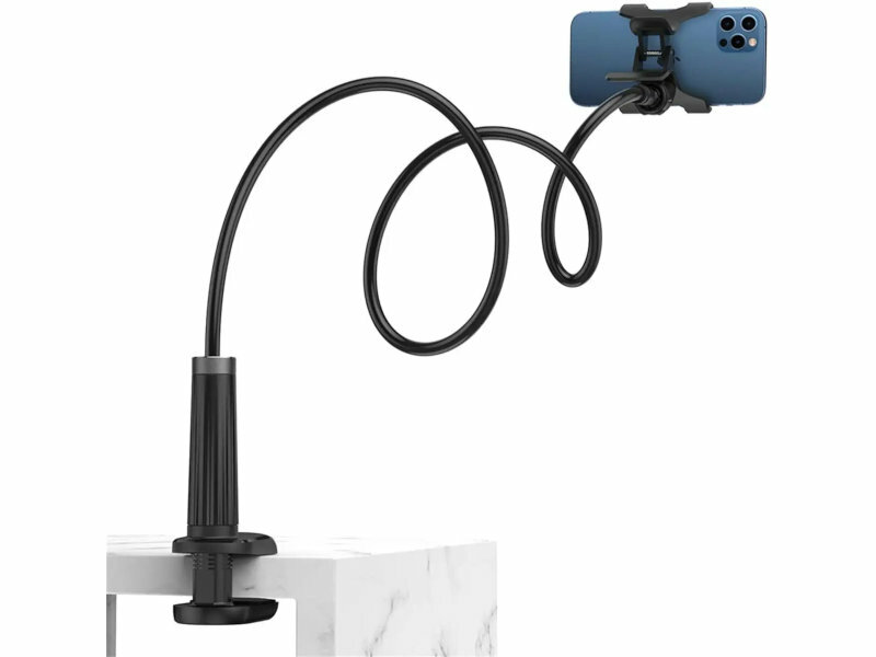 LP113 Multifunction Phone Clip Stand 90cm Black черный