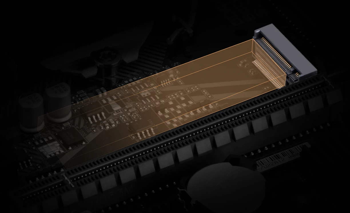 Разъём NVMe PCIe 3.0 x4 / 2280 M.2