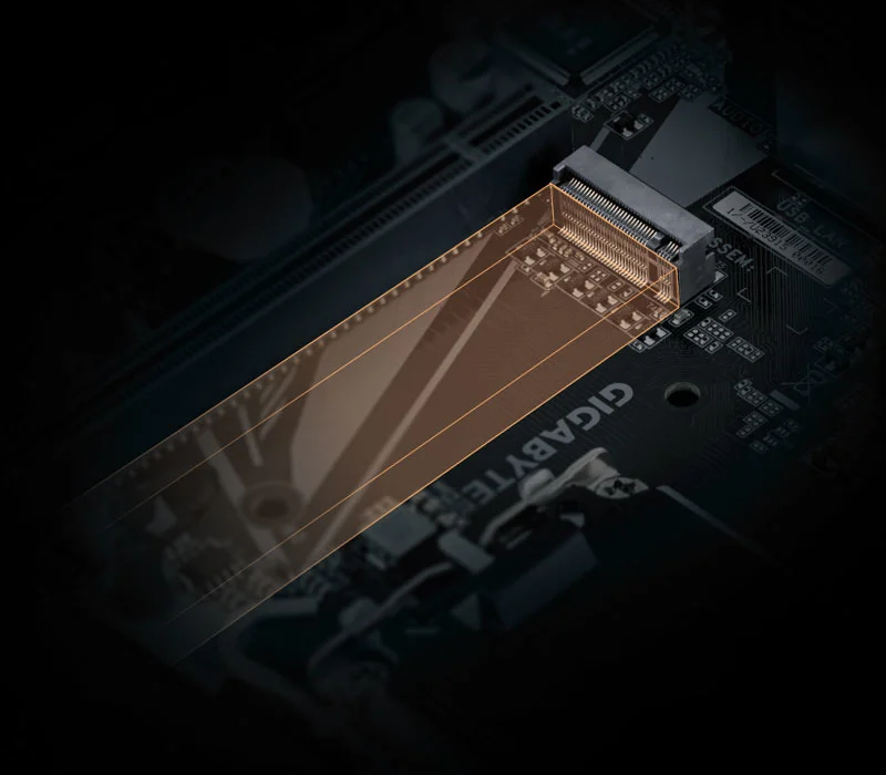 M.2-разъем NVMe PCIe Gen3 x4