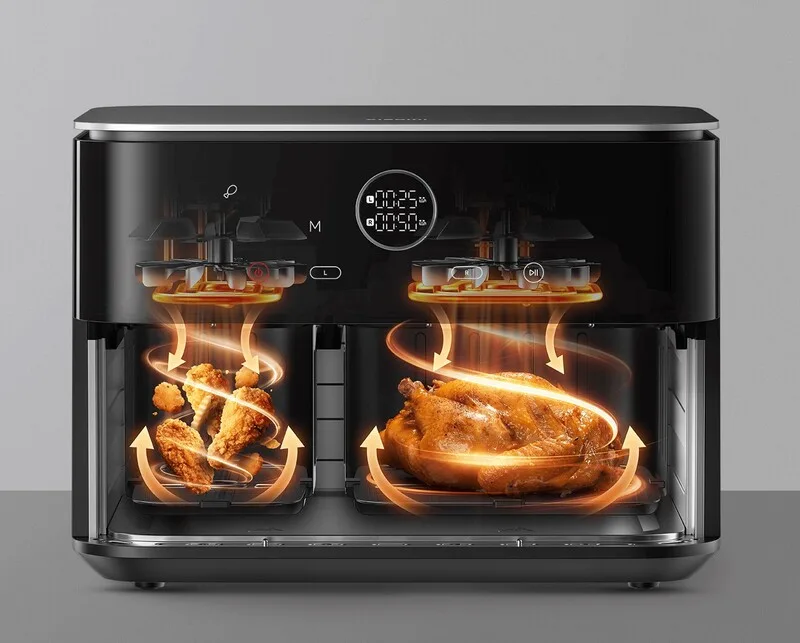 Высокомощная воздушная жарка Повышение эффективности приготовления пищи на 71%