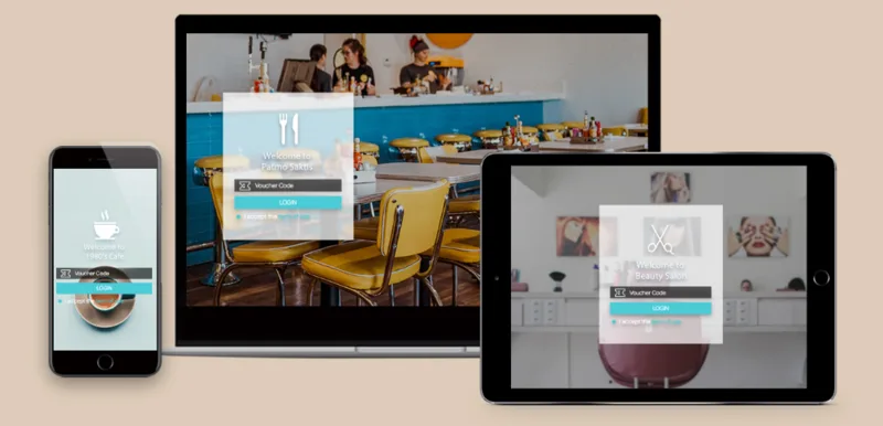 Реклама бизнеса на странице авторизации