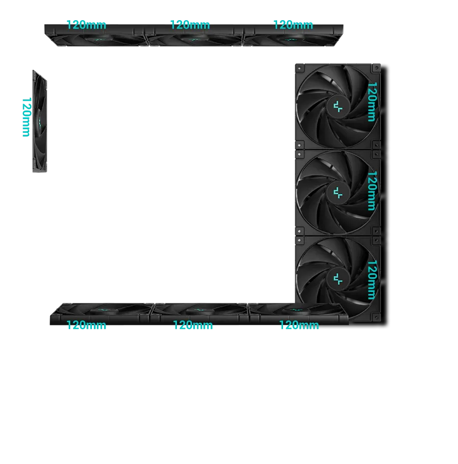 МНОЖЕСТВО ОПЦИЙ ДЛЯ ОХЛАЖДЕНИЯ