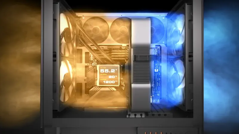 Большие вентиляторы. Реактивное охлаждение.