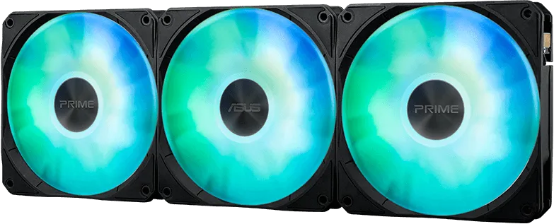 Предустановленные и последовательно подключаемые вентиляторы ARGB