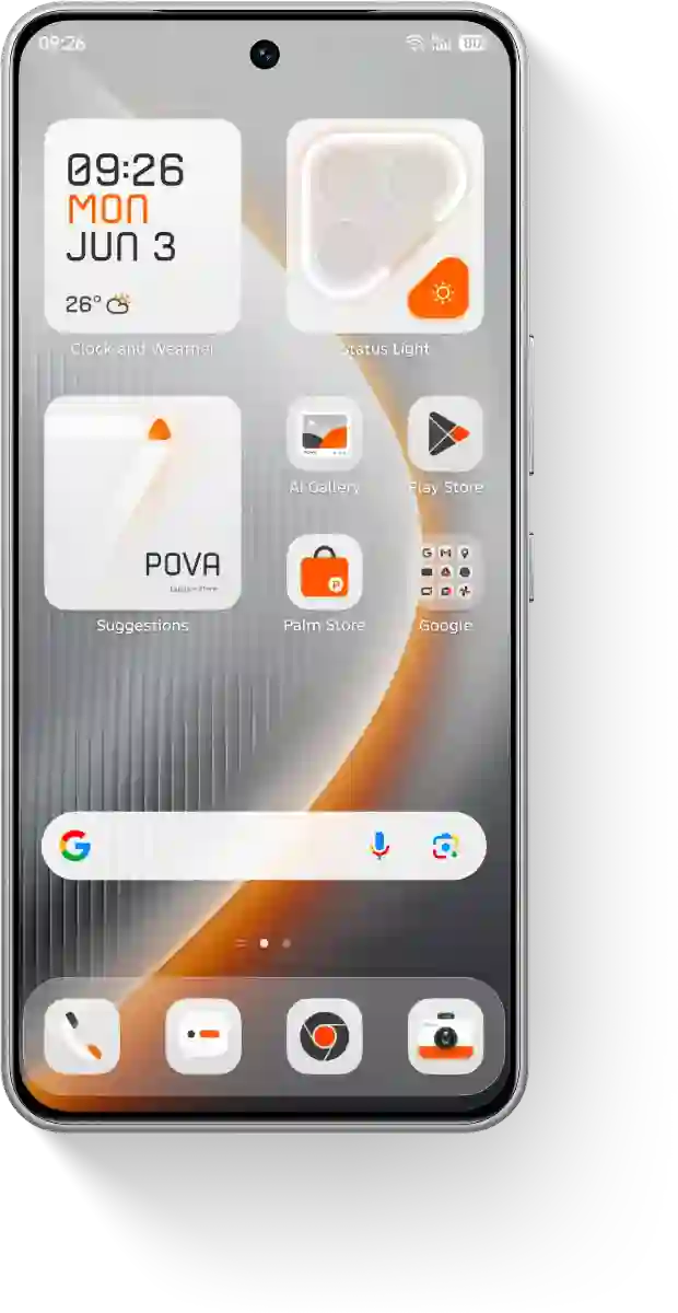 HiOS 15 для POVA Система с эксклюзивными функциями