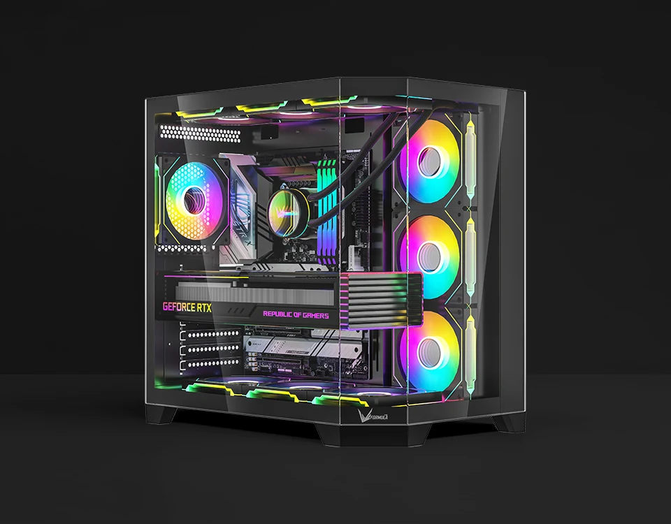 Безупречный стеклянный демонстрационный дизайн