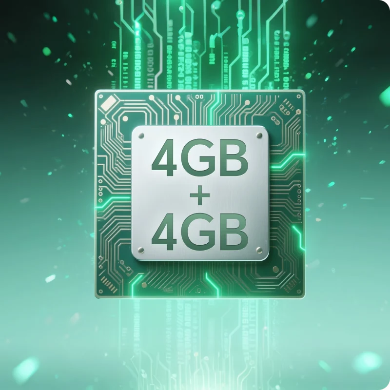 8 ГБ ОЗУ в эквиваленте