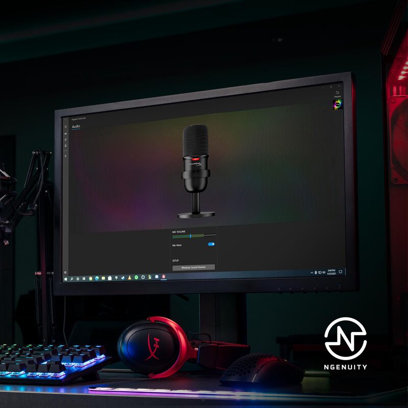 Настройка с помощью программного обеспечения HyperX NGENUITY