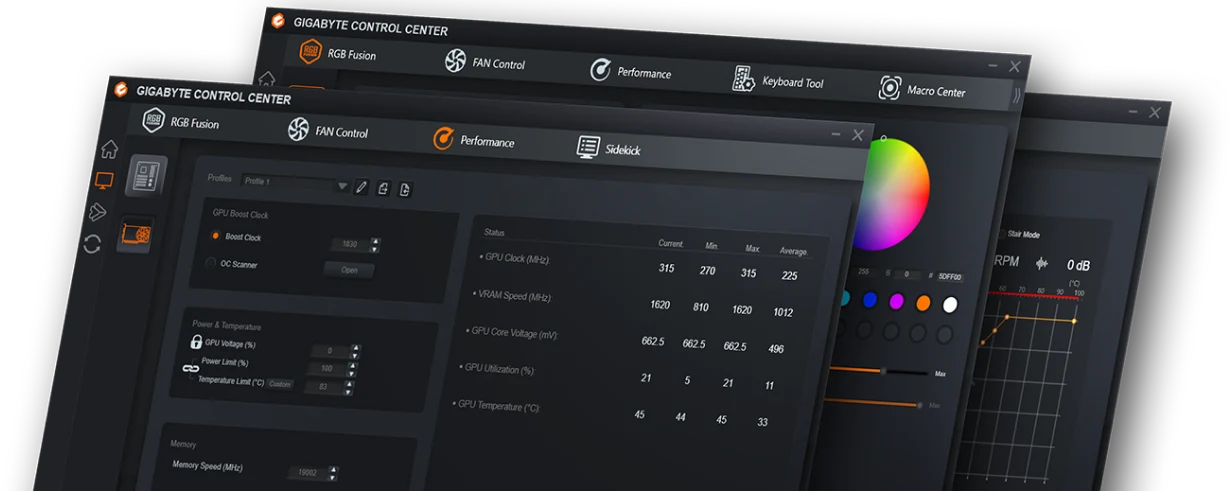 ЦЕНТР УПРАВЛЕНИЯ GIGABYTE