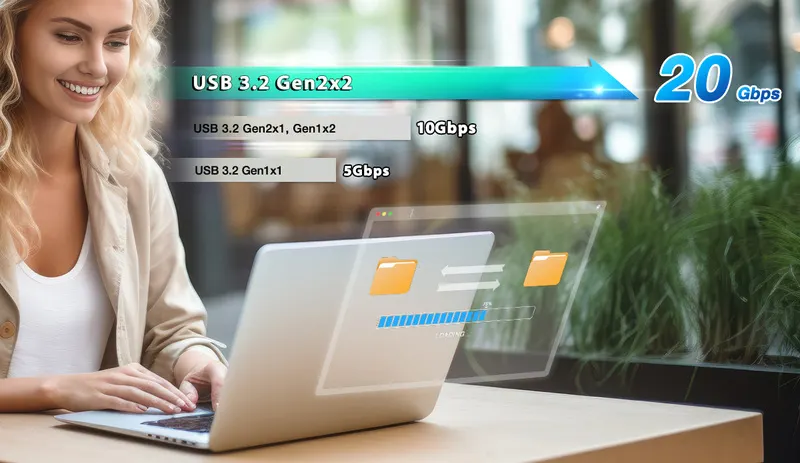 Ускоряйтесь вместе с USB 3.2 Gen2 x2