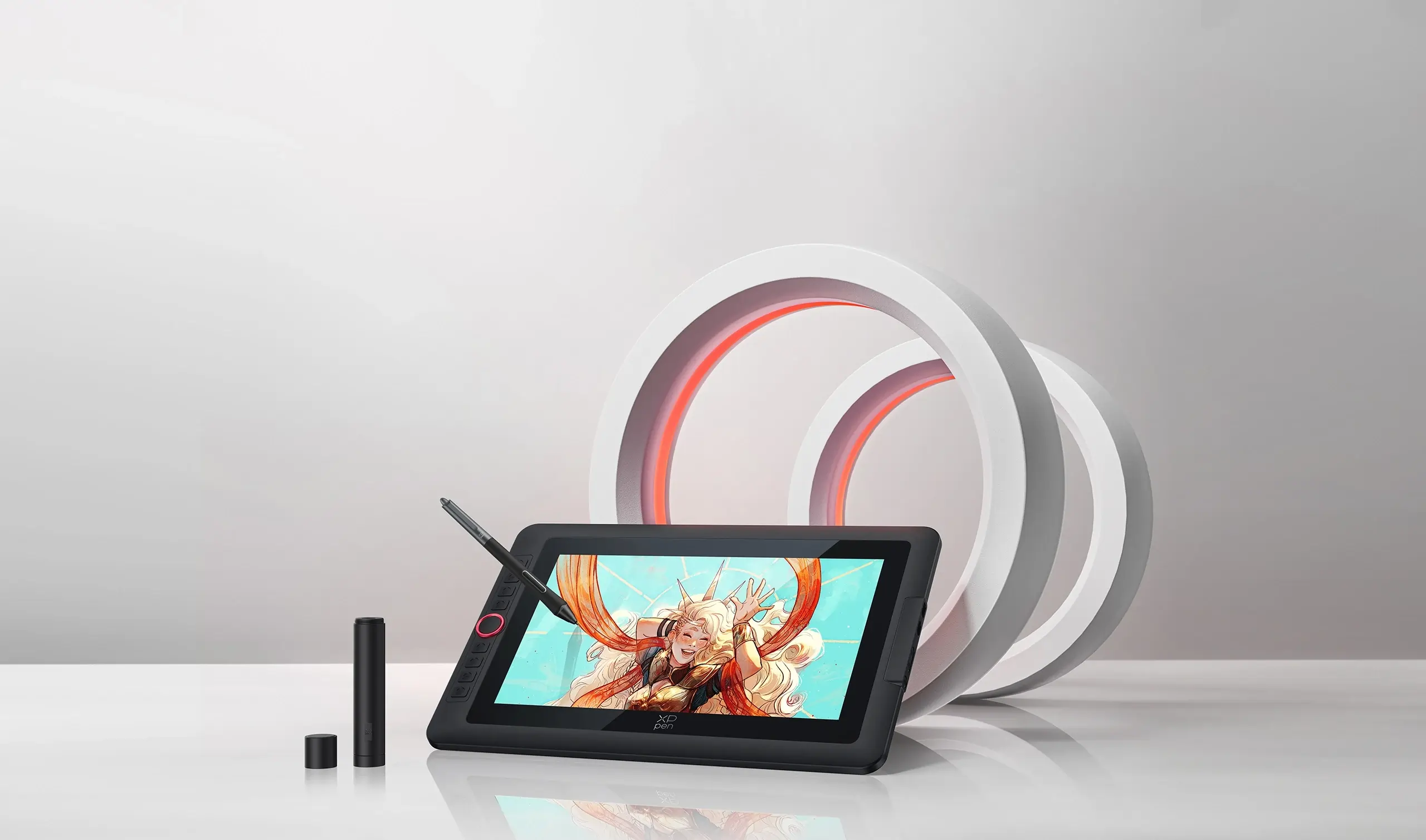 Функциональный красное колесо управления, гибкое художественное решение