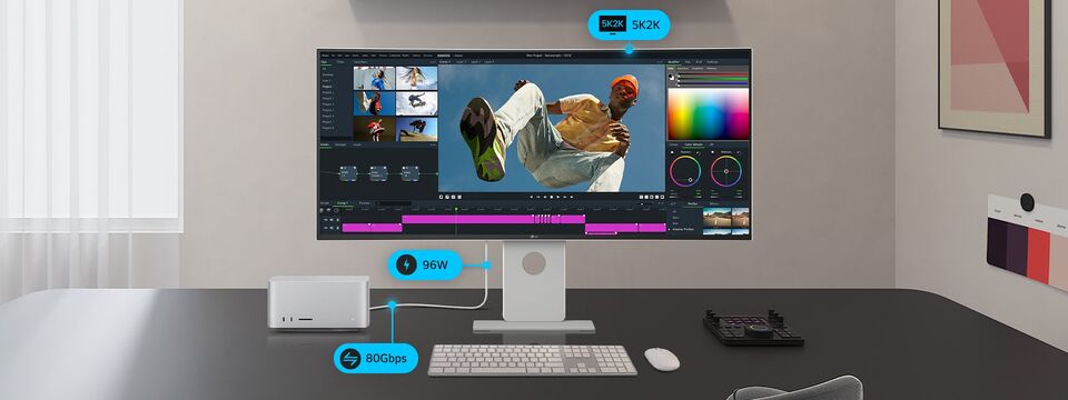 Первый в мире дисплей Thunderbolt™5 5K2K