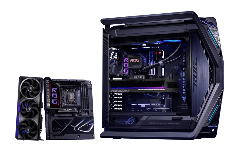 Конструкция со скрытыми разъемами и полным отсутствием кабелей