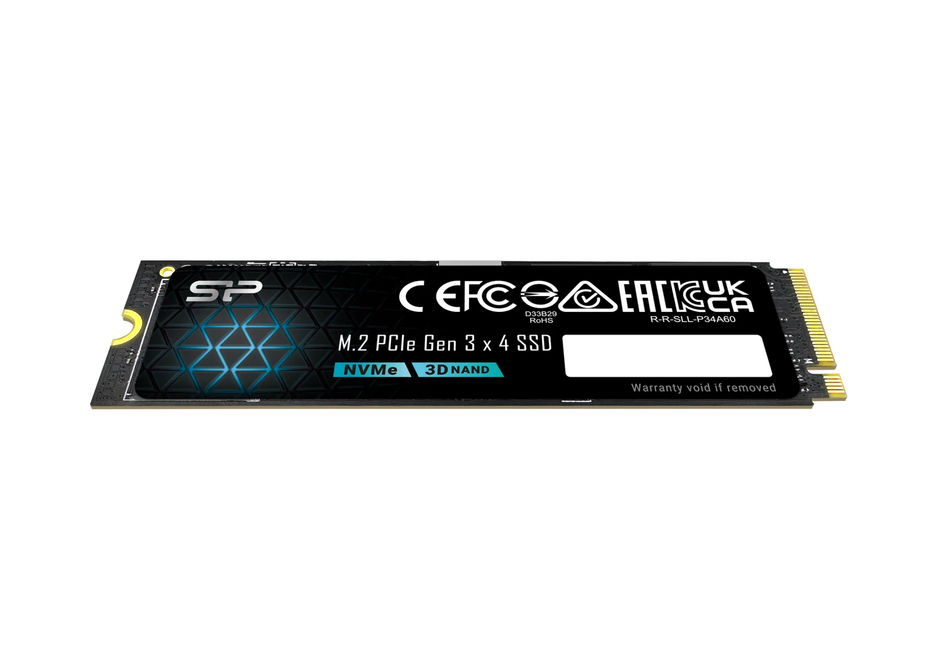 SSD-накопитель SP P34A60 PCIe Gen 3x4 NVMe