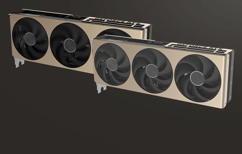 Тепловая конструкция с тремя вентиляторами