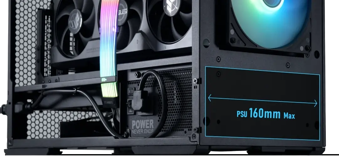 ЛЕГКИЙ ДОСТУП К ПЕРЕДНЕМУ МОНТАЖНОМУ БЛОКУ ПИТАНИЯ