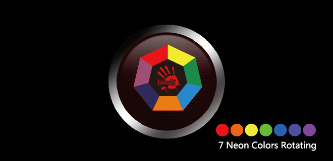 Многоцветная круговая подсветка