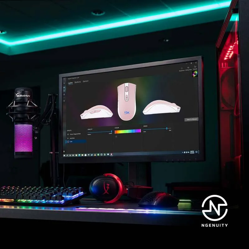 Простая настройка с помощью ПО HyperX NGENUITY