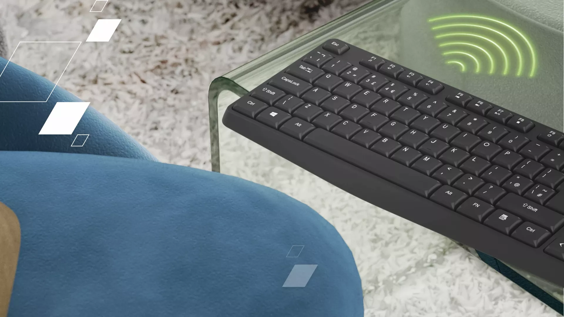 Беспроводное соединение: USB-модем 2,4 ГГц