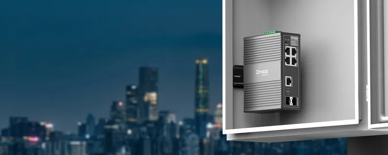 6-портовый гигабитный индустриальный коммутатор Easy Managed