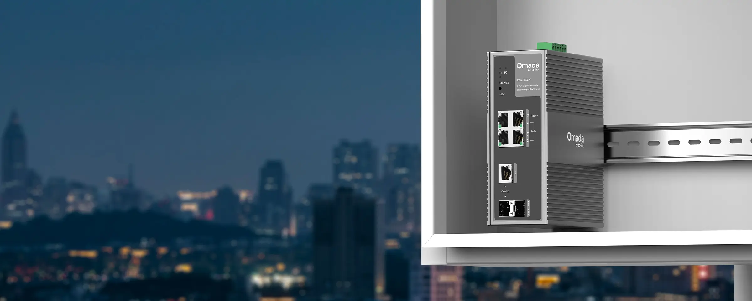 10-портовый гигабитный индустриальный коммутатор Easy Managed коммутатор PoE++