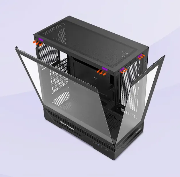 Быстросъемное стекло с защелкивающейся застежкой