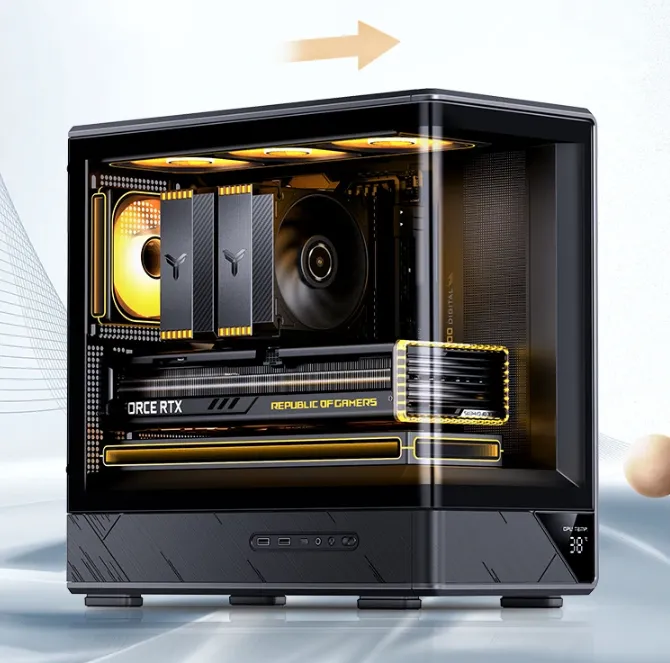 Изогнутое цельное стекло Сверхширокий обзор под углом 270°