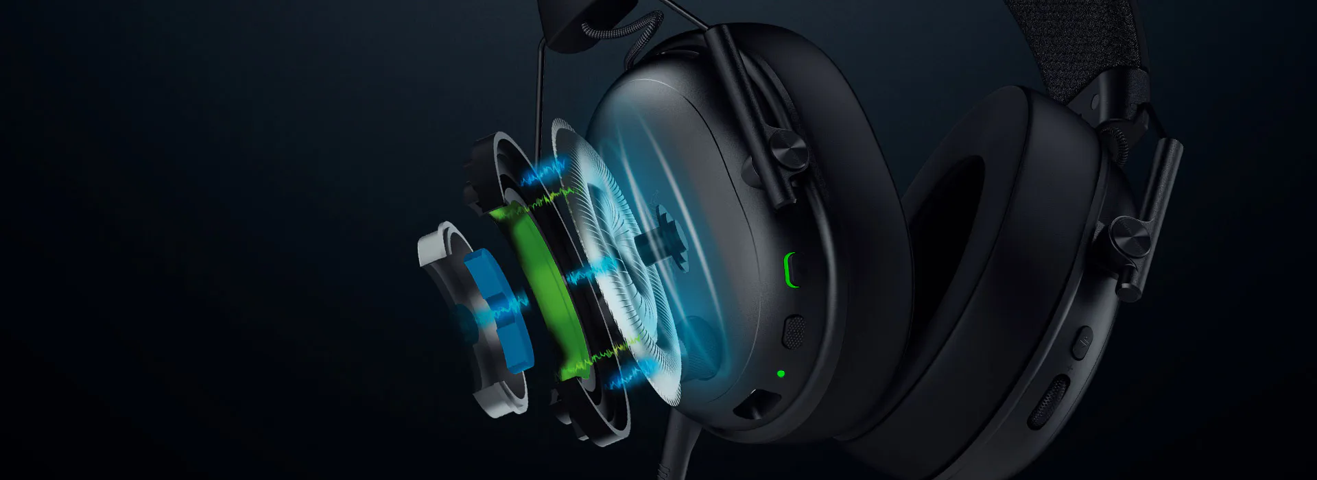 50 ММ ДИНАМИКИ RAZER™ TRIFORCE TITANIUM DRIVERS GEN-2 (2-ГО ПОКОЛЕНИЯ)