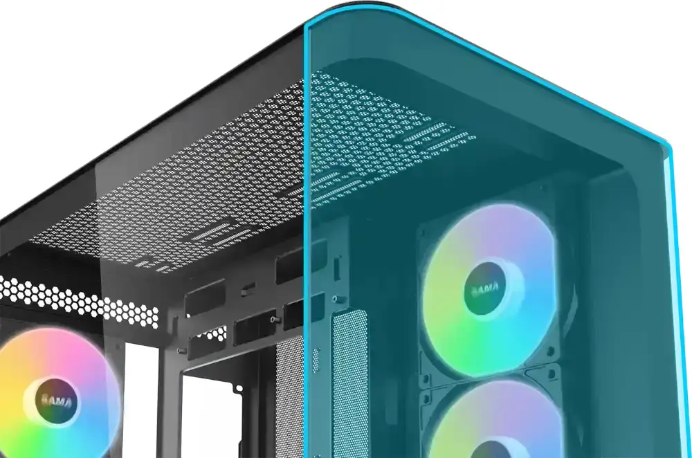 Изогнутая стеклянная панель