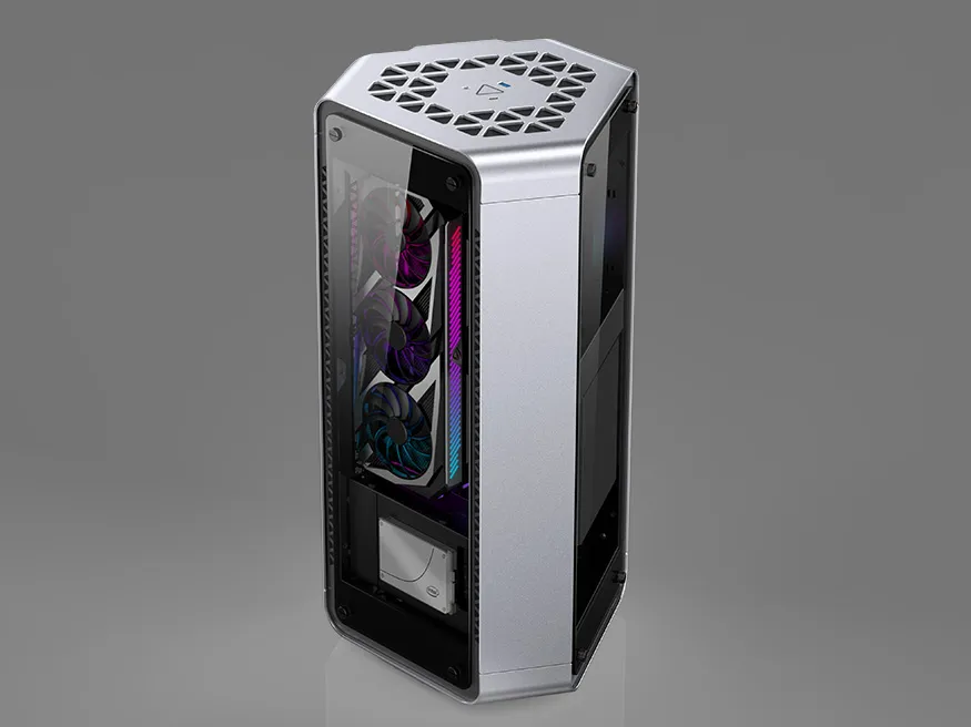 Боковая панель из двойного закаленного стекла толщиной 4 мм, светопропускание 29,3%