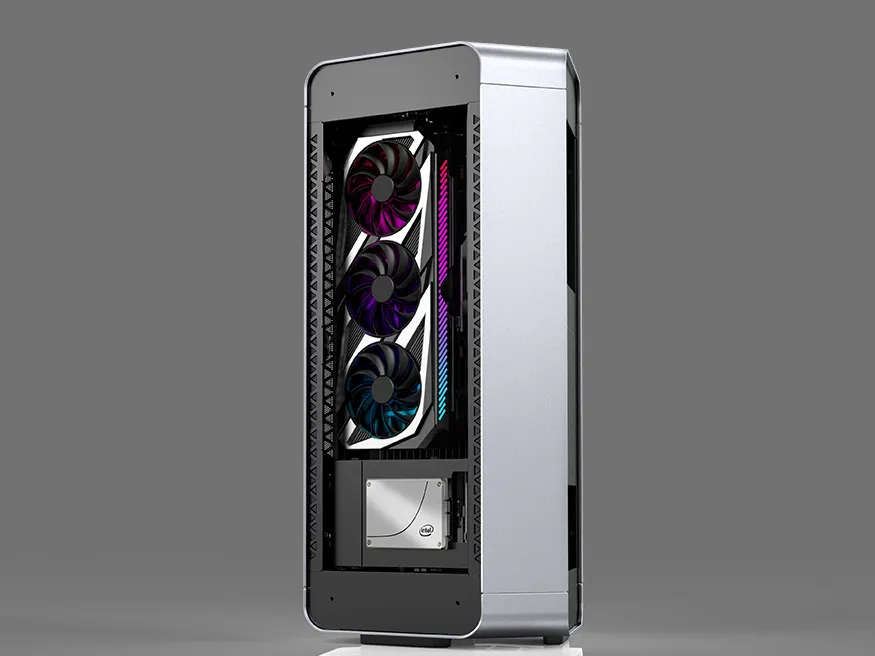 Вторая камера: макс. длина 380 мм для вертикально установленного графического процессора и камеры хранения