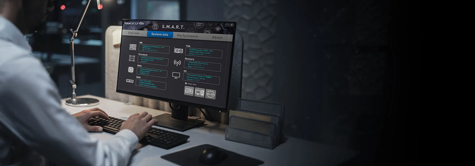 Эксклюзивное программное обеспечение для интеллектуального мониторинга S.M.A.R.T.