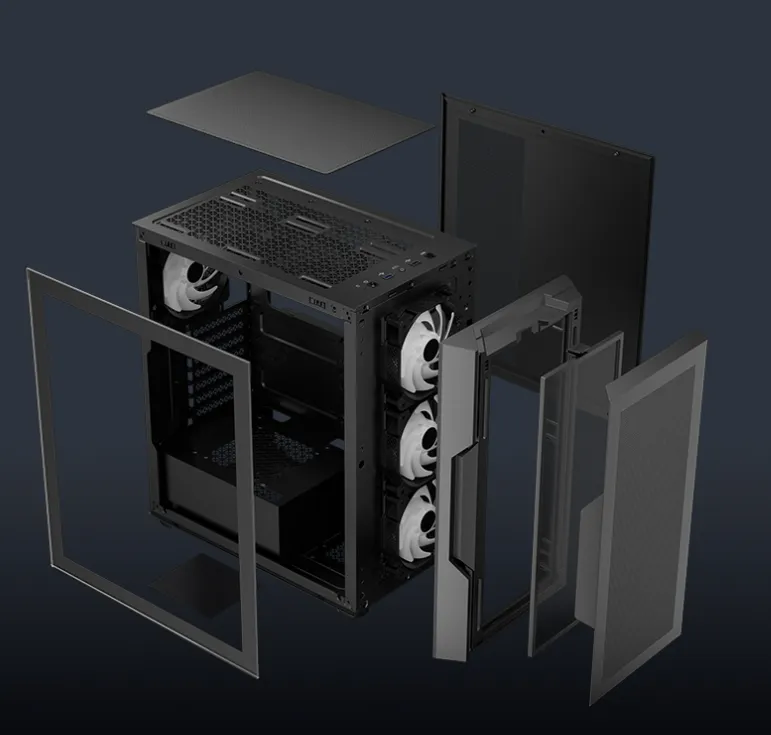 Конструкция безвинтовой панели с возможностью полного снятия корпуса с защелкой облегчает разборку.