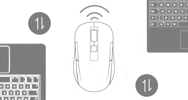 Переключайте до 3 устройств