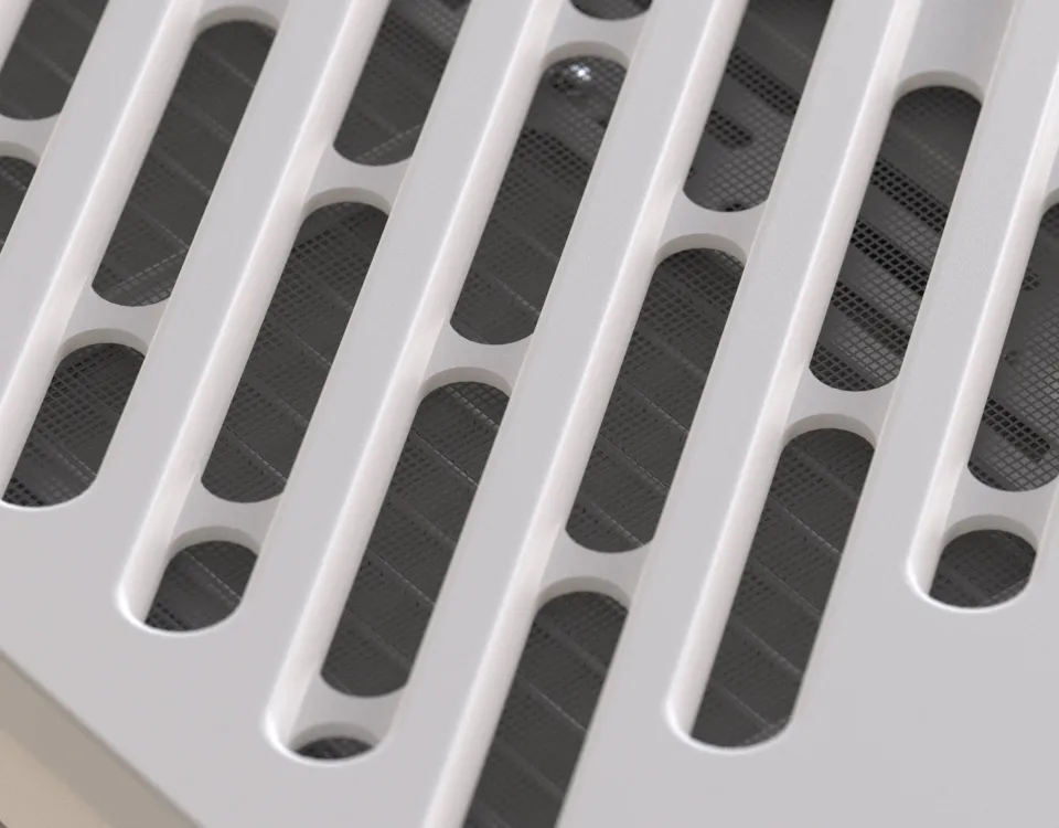 Верхняя панель с крупной сеткой для максимальной вентиляции