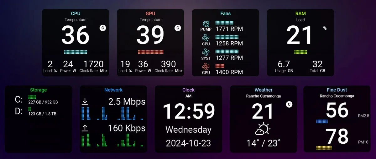 Универсальные функции виджета