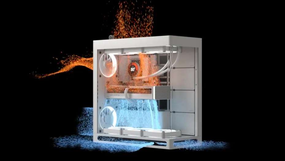 Зеркальный воздушный поток