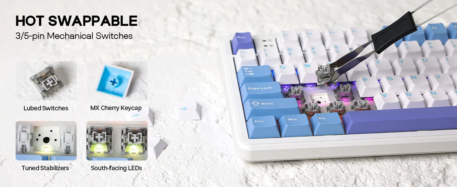 Пользовательская клавиатура с возможностью горячей замены