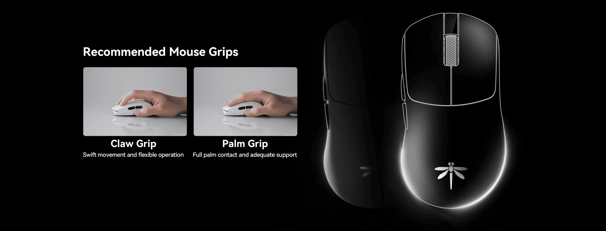 Эргономичный дизайн высшего уровня — полная поддержка естественного хвата.