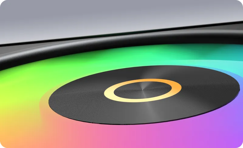 Прозрачная рамка с эффектной подсветкой