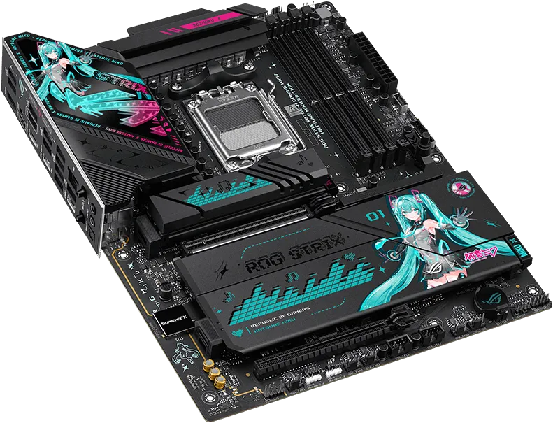 ROG STRIX X870E-H GAMING WIFI7 Издание Хацунэ Мику