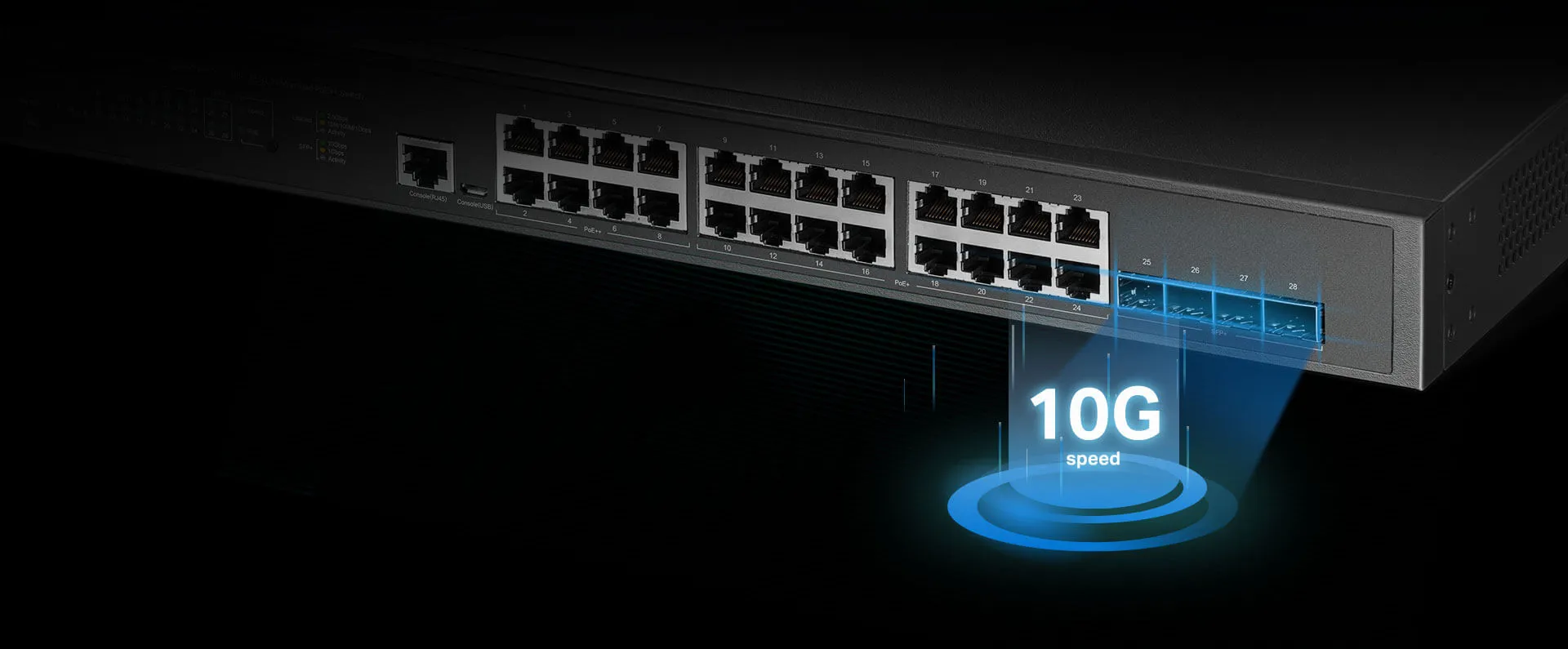 Корпоративный коммутатор с восходящим каналом 10 Гбит/с