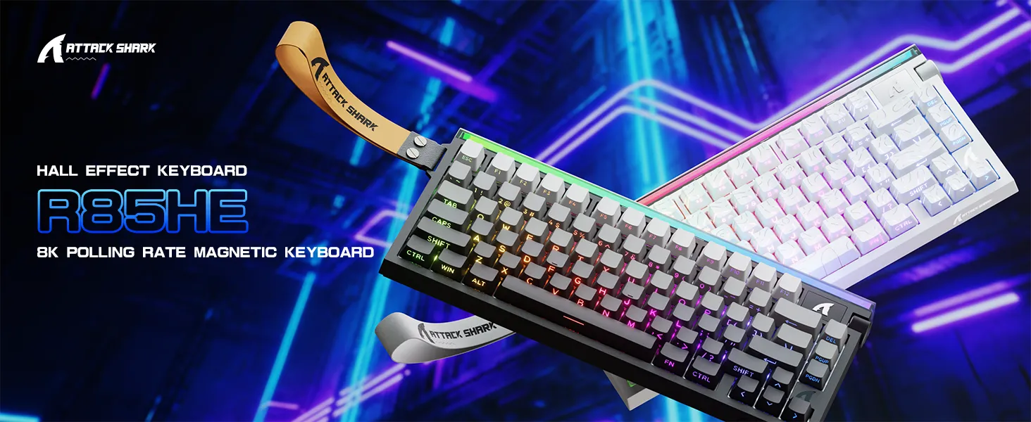 Компактная компоновка 75% с функциональным рядом клавиш и регулируемыми ножками.