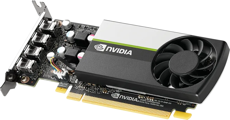 NVIDIA T1000 Максимальная производительность в компактном форм-факторе