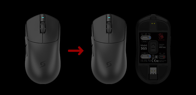 Изменённое расположение кнопок CPI