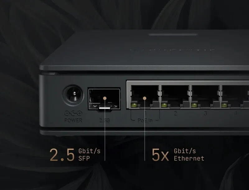 2,5 Гбит + 5 x 1 Гбит