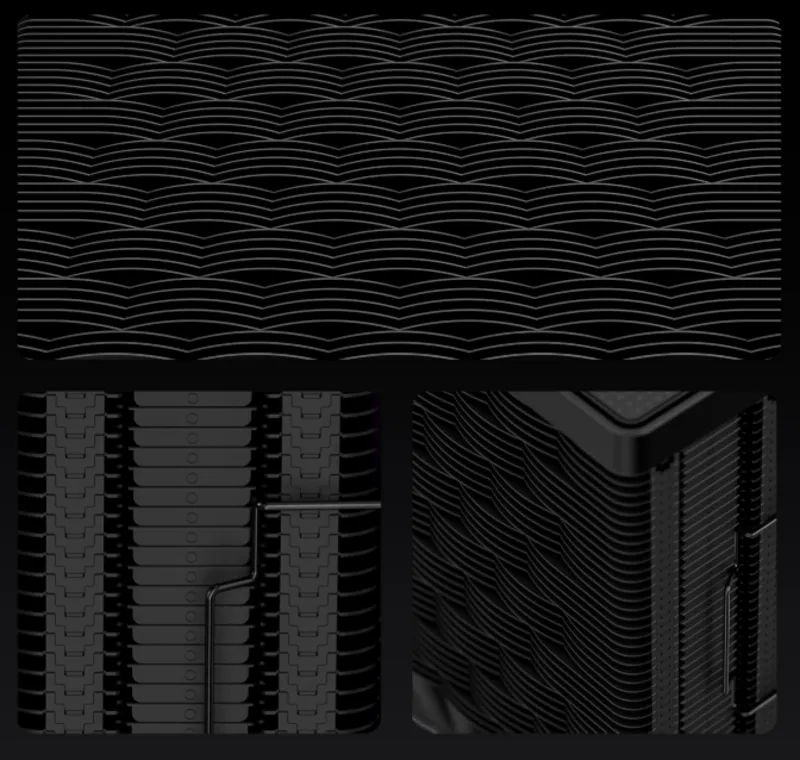 Конструкция массива плавников семейства