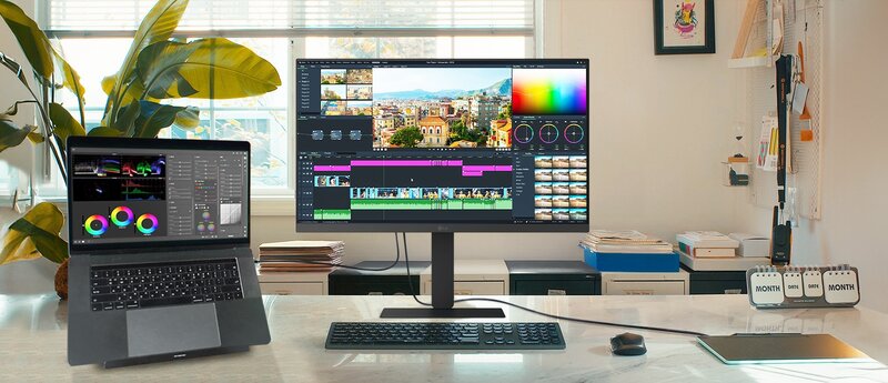 Множество подключений между компьютером Mac и обычным ПК