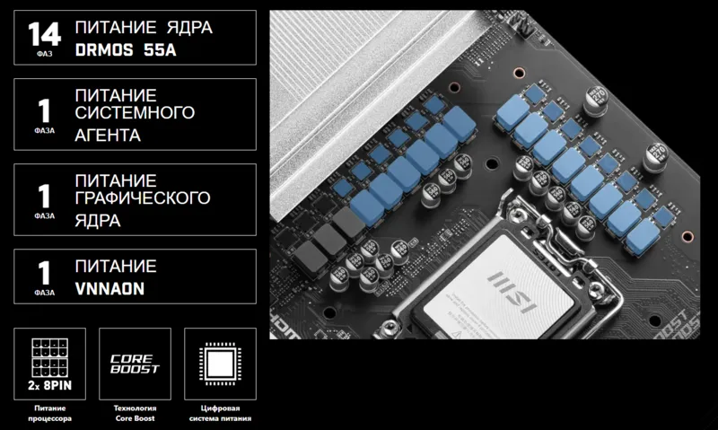 СИСТЕМА ПИТАНИЯ 14+1+1+1 DRPS