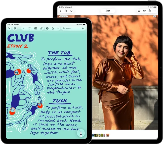 Доступны модели с диагональю экрана 11 и 13 дюймов и потрясающим дисплеем Liquid Retina.